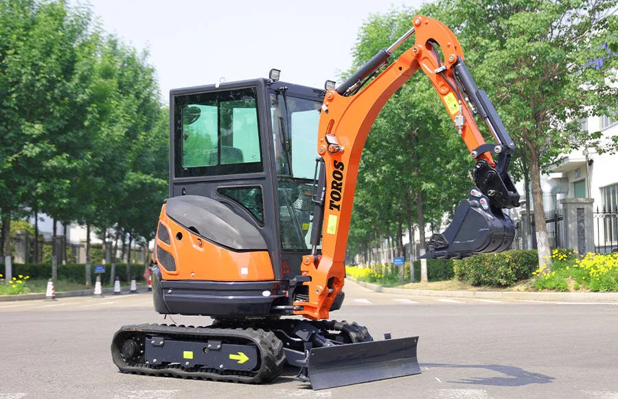 TE-25S Rubber or steel tracks